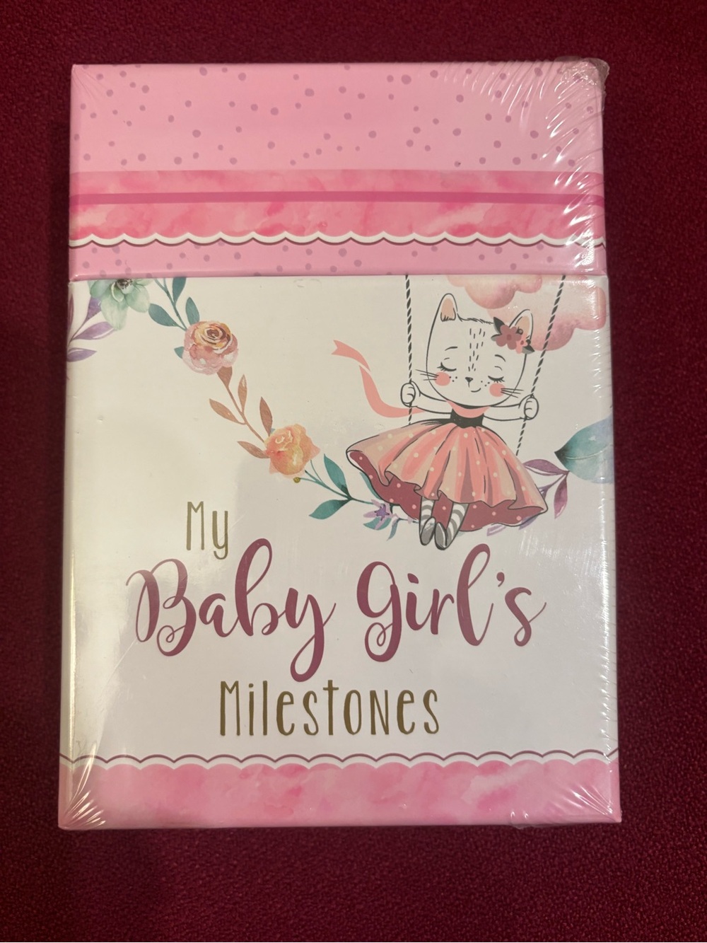 Card Box My Baby Girl's Milestones by Christian Art Pub. 24 Cards. Sealed. New.